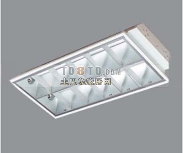 led格栅灯3d模型下载