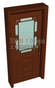 单开门3d模型下载