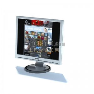 液晶电视机-液晶显示屏3d模型下载