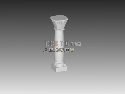 欧式构件3d模型下载
