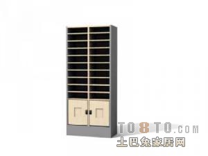 办公柜3d模型下载
