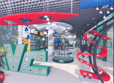 商用空间3d模型下载