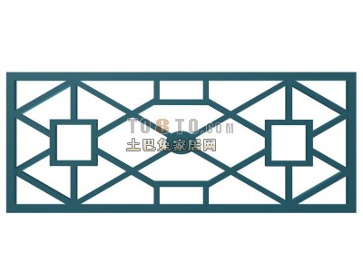 隔断3d模型下载