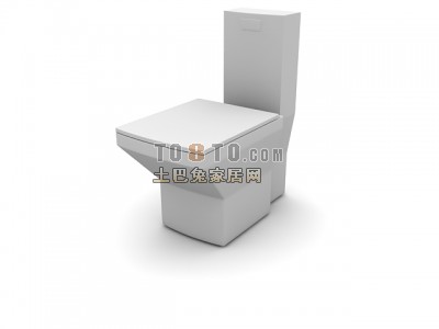 坐便器3d模型下载