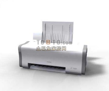 白色IT设备3d模型下载