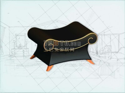 凳子3d模型下载