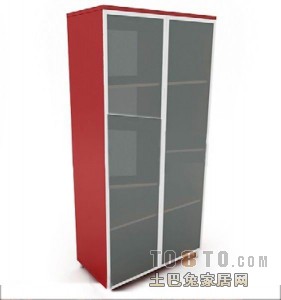 办公柜3d模型下载