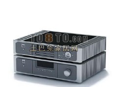 灰色音箱3d模型下载