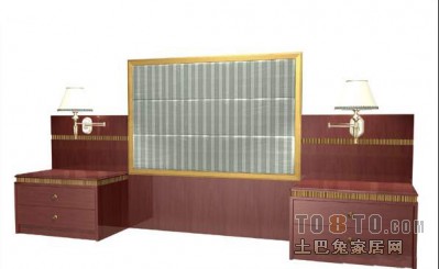 宾馆家具3d模型下载