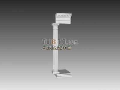 欧式构件3d模型下载