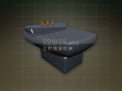 马桶3d模型下载