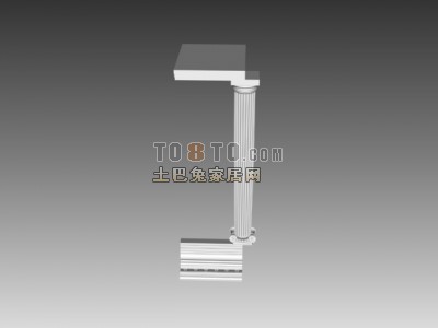 欧式构件3d模型下载