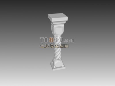 欧式构件3d模型下载