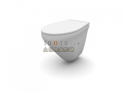 坐便器3d模型下载