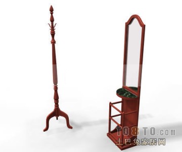梳妆台3d模型下载