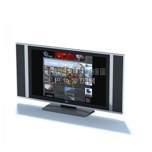 液晶电视机-液晶显示屏3d模型下载