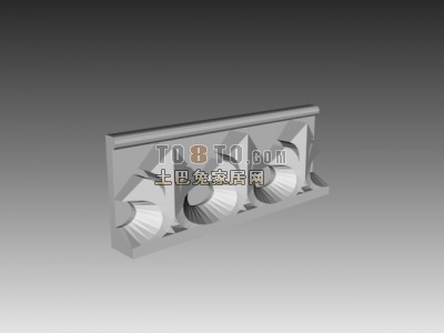 欧式构件3d模型下载