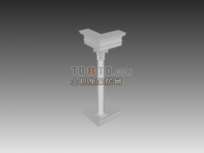 欧式构件3d模型下载