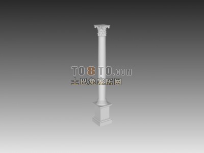欧式构件3d模型下载