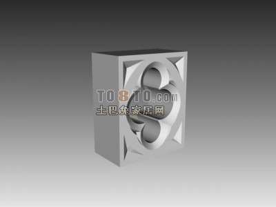 欧式构件3d模型下载