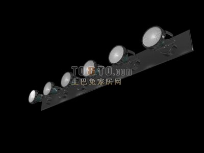 舞台酒吧激光灯3d模型下载