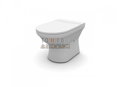 坐便器3d模型下载