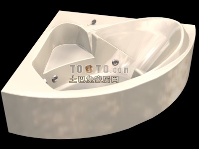 浴缸3d模型下载