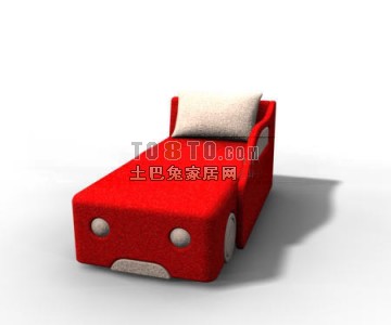 躺沙发3d模型下载