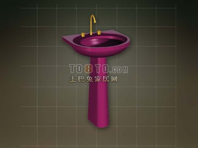 洗手池3d模型下载
