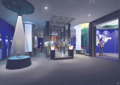 展览3d模型下载