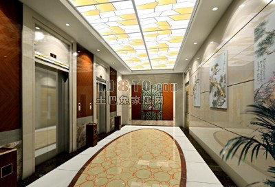 酒店3d模型下载