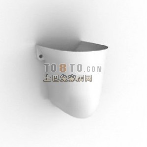 小便器-小便斗3d模型下载