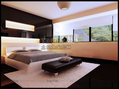 卧室3d模型下载