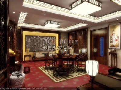 餐馆3d模型下载