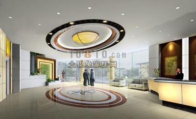 现代酒店193d模型下载