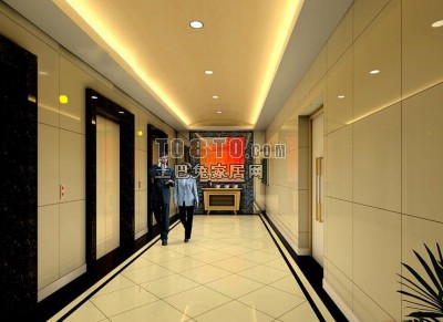 酒店3d模型下载