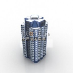 建筑景观-建筑3d模型下载