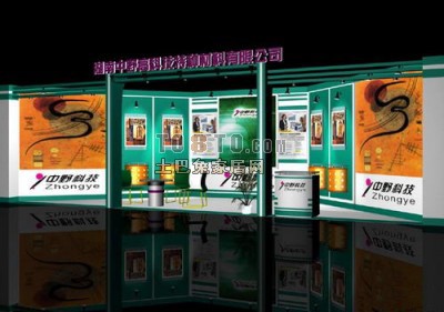 企业展厅设计3d模型下载