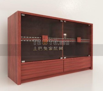 中式柜子3d模型下载