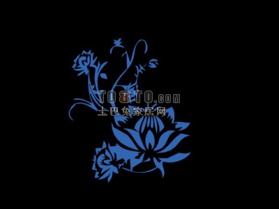 欧式风格墙体彩绘壁画3d模型下载