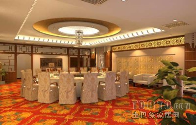 餐厅3d模型下载