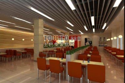 餐馆3d模型下载