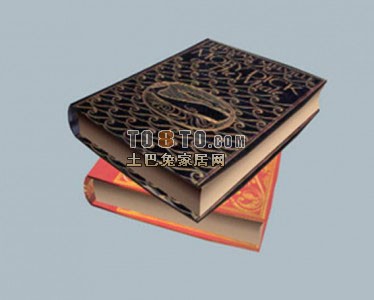 古代书的3d模型下载