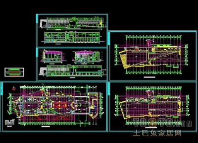 中海会所建筑施工图