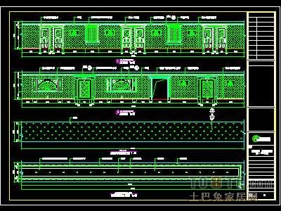 洗浴中心装修施工图纸