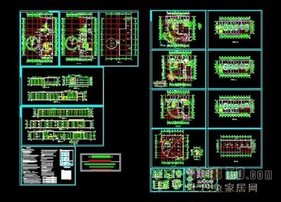 多层宾馆建筑图 
