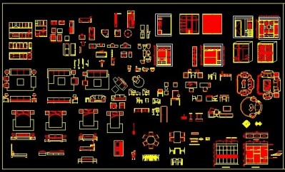 经典CAD家具图库
