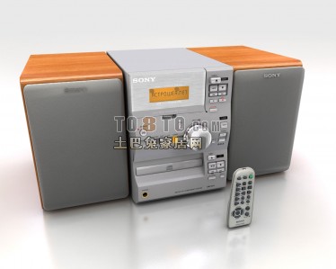 索尼音响3d模型下载