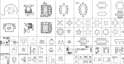 常用cad家具图库