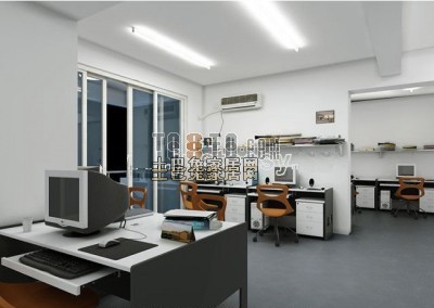 办公室73d模型下载